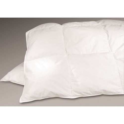 Hyatt Monarch Comforter, Natural Down Fill, T235 Cotton Shell, King 106x94, 34.0 oz, White